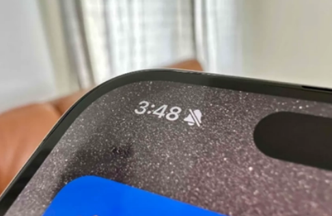 城中苹果15pro维修站分享如何隐藏iPhone15Pro上静音铃声图标 