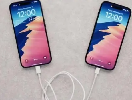 城中苹果15维修店分享iPhone15可以给安卓充电吗 