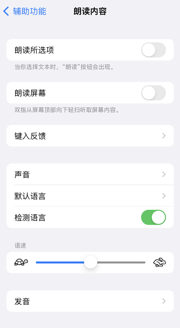 城中苹果服务网点分享iOS 16 小技巧：让 iPhone 朗读屏幕上的内容或所选择的文本 