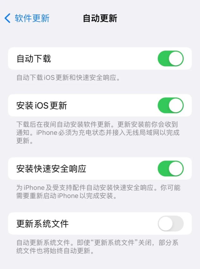 城中苹果手机维修分享苹果快速安全响应更新有必要安装吗 