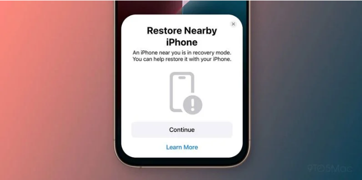 城中苹果手机维修分享iOS 18无线恢复功能可用另一部iPhone恢复变砖的iPhone 16 